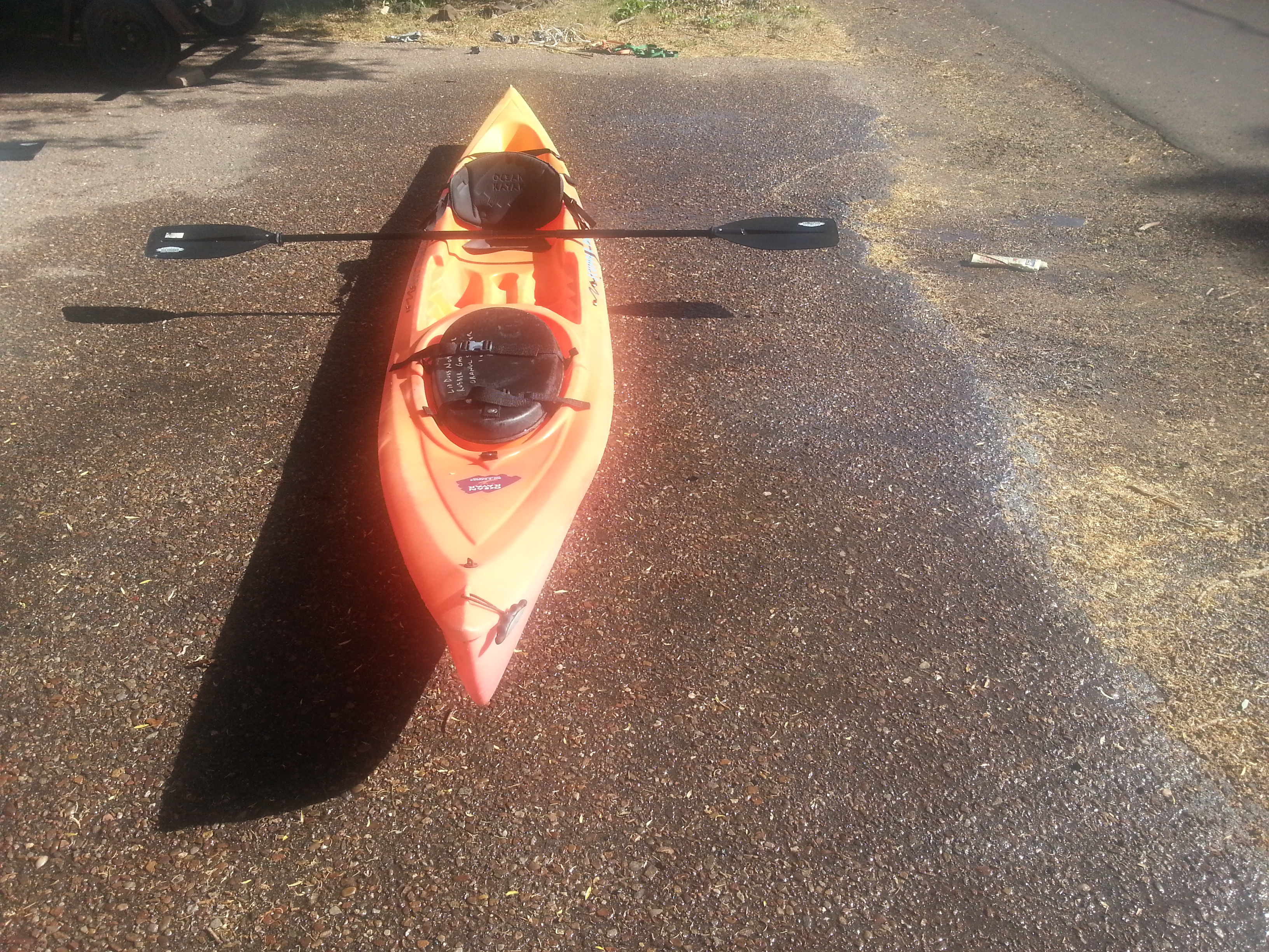 Orange Scupper Pro Single Seater Kayak Rental