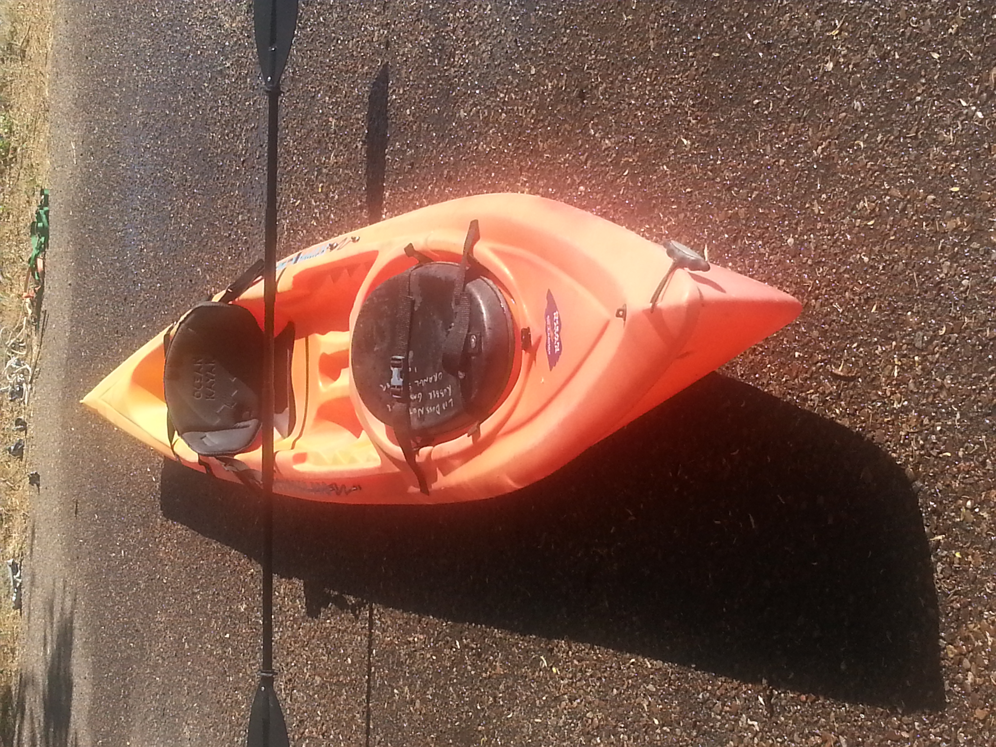 Orange Scupper Pro Single Seater Kayak Rental