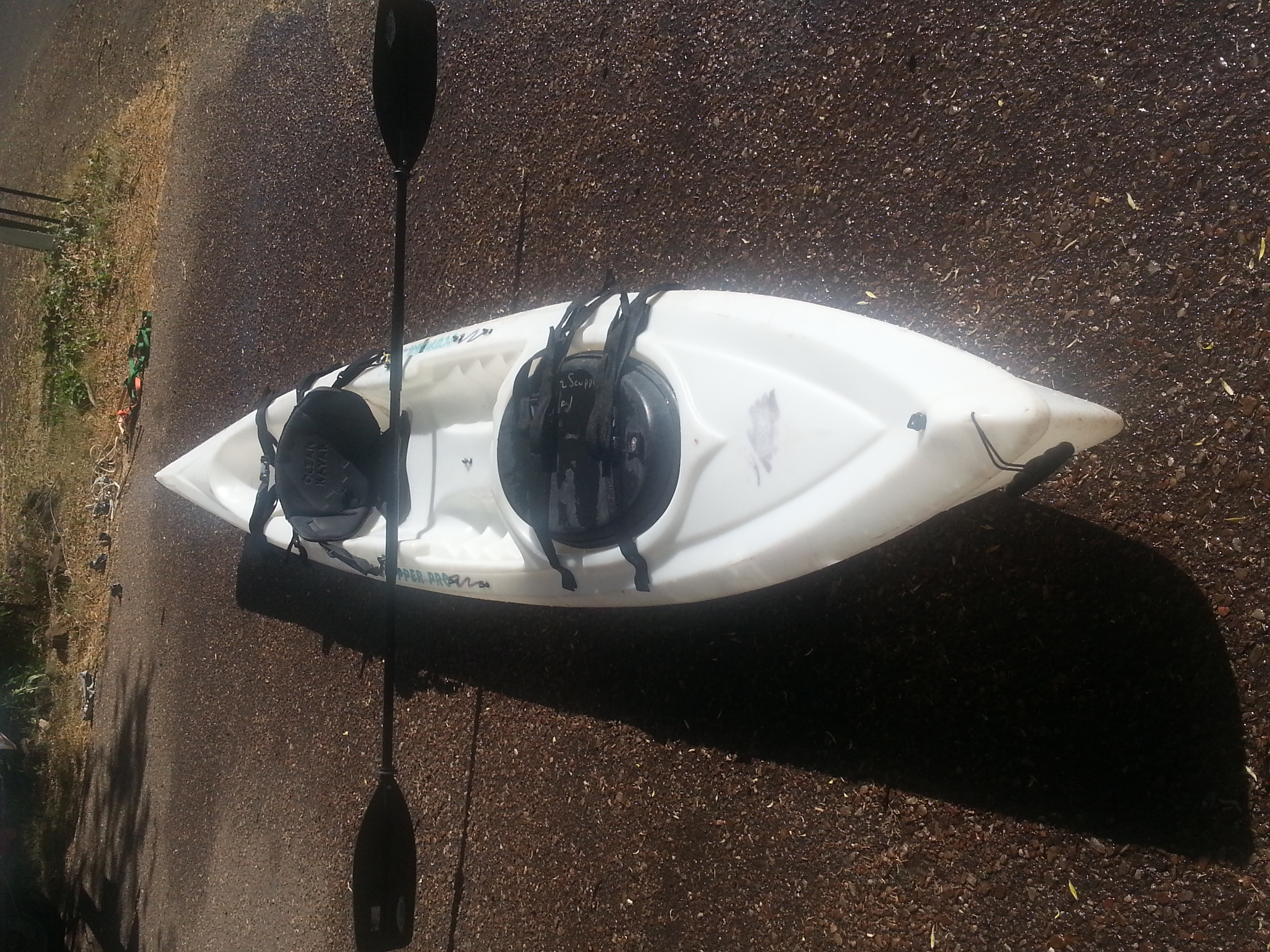 White Scupper Pro Single Seater Kayak Rental