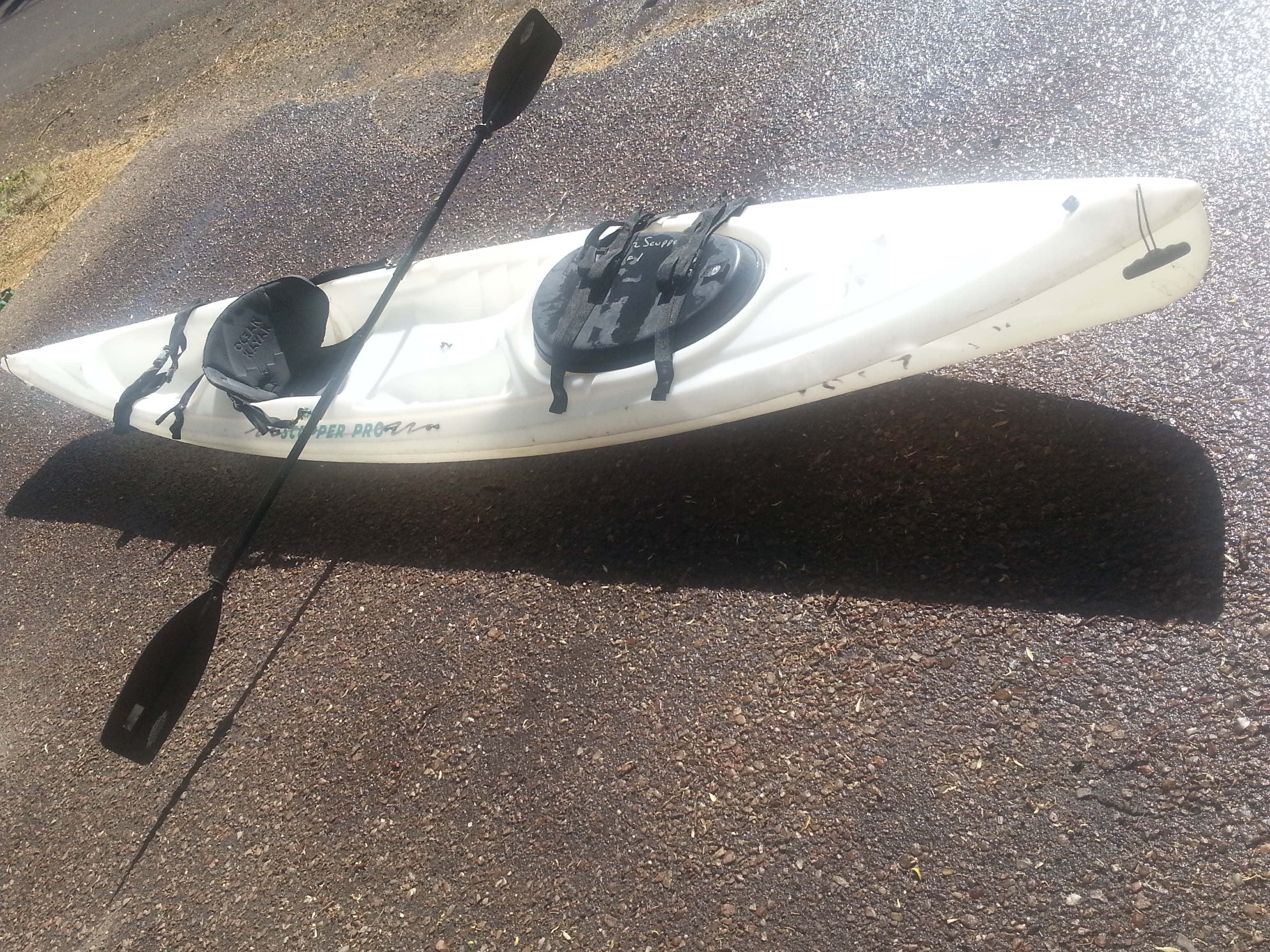 White Scupper Pro Single Seater Kayak Rental